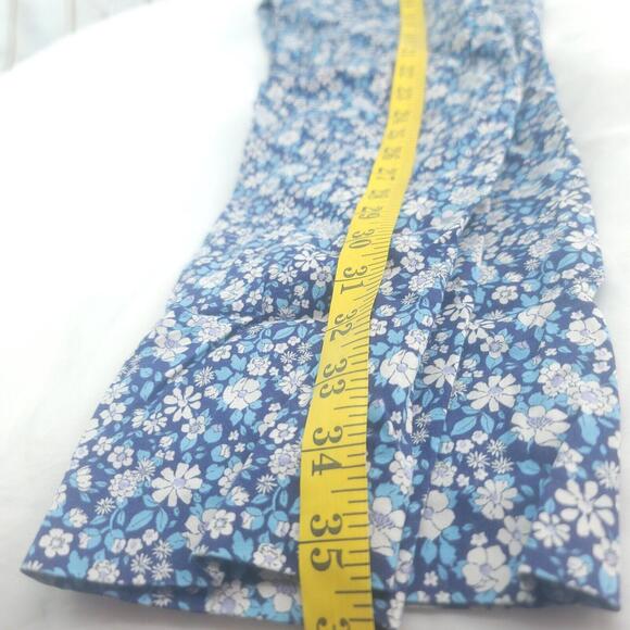 Uniqlo Blue White Floral Ankle Size 28 Pants - Picture 9 of 9